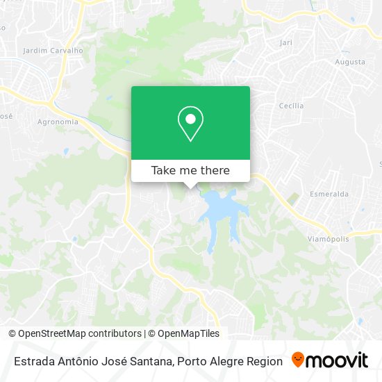 Estrada Antônio José Santana map
