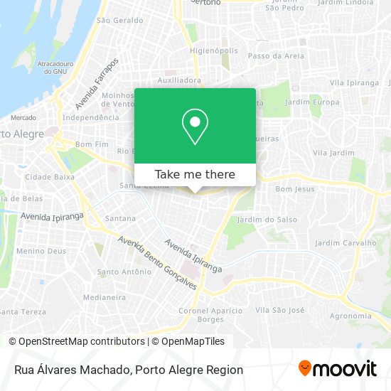 Rua Álvares Machado map