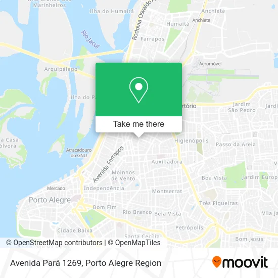 Avenida Pará 1269 map