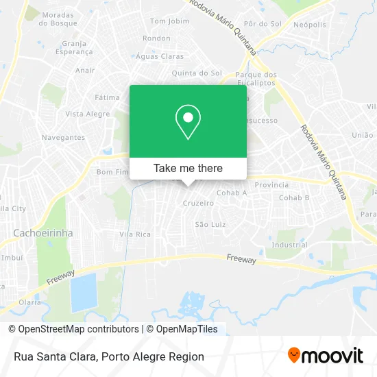 Rua Santa Clara map