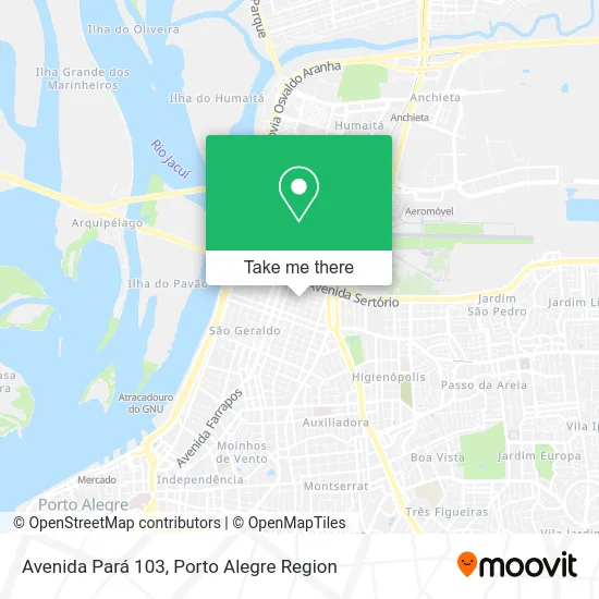 Avenida Pará 103 map