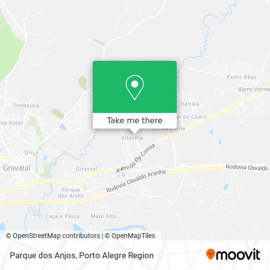 Parque dos Anjos map