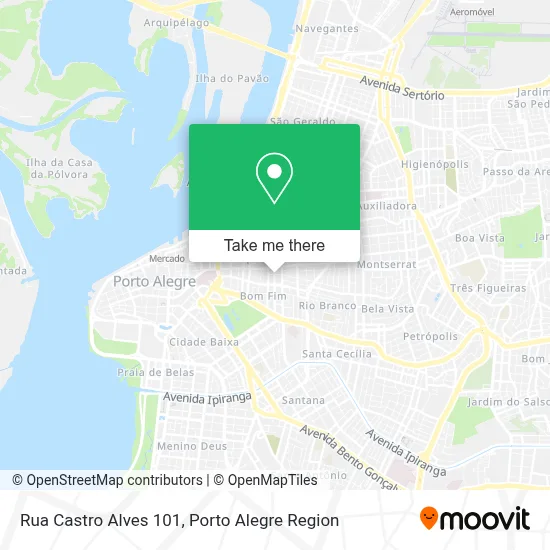 Rua Castro Alves 101 map