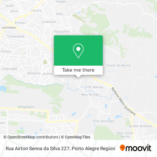 Mapa Rua Airton Senna da Silva 227