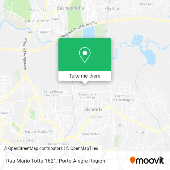 Rua Mario Totta 1621 map