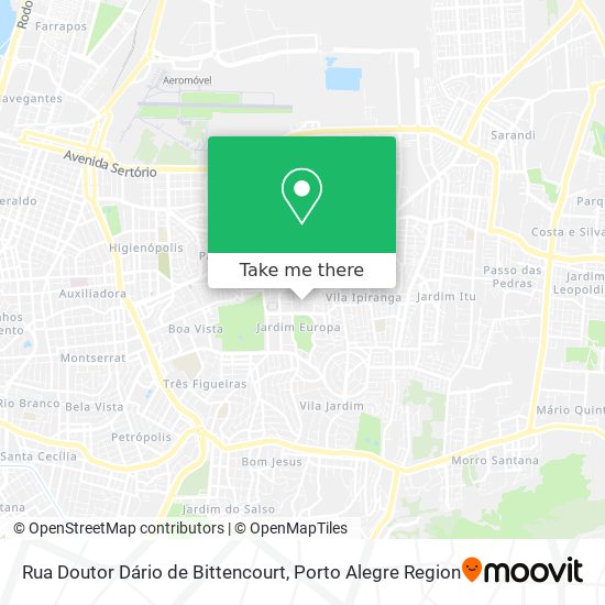 Rua Doutor Dário de Bittencourt map