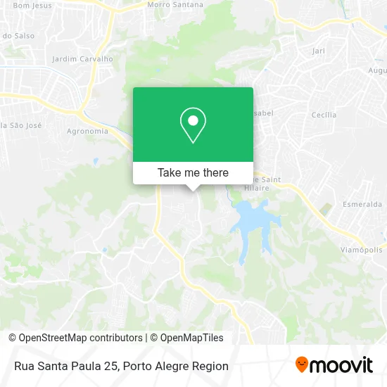 Rua Santa Paula 25 map
