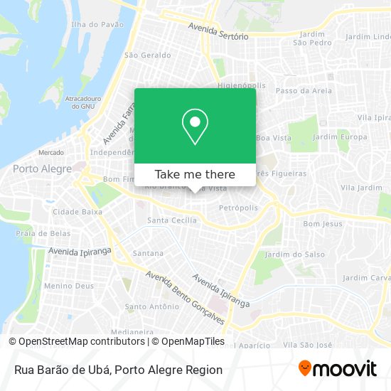 Rua Barão de Ubá map