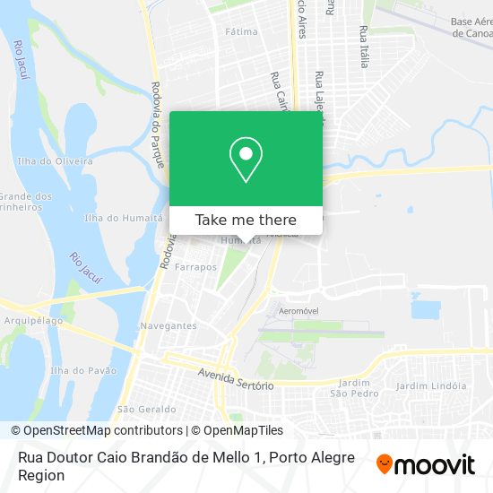 Mapa Rua Doutor Caio Brandão de Mello 1