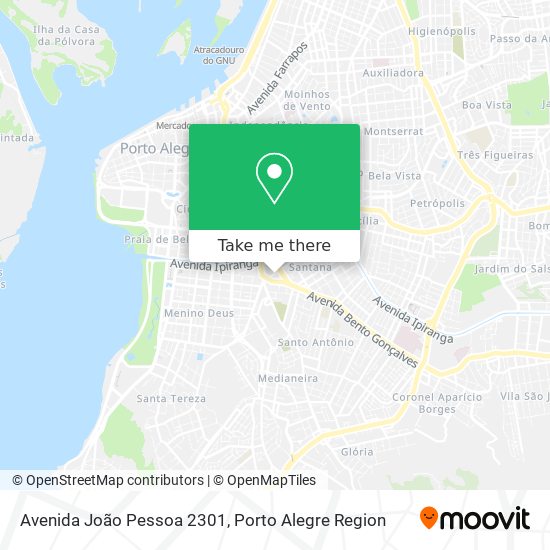 Mapa Avenida João Pessoa 2301