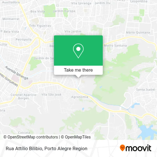 Rua Attílio Bilibio map