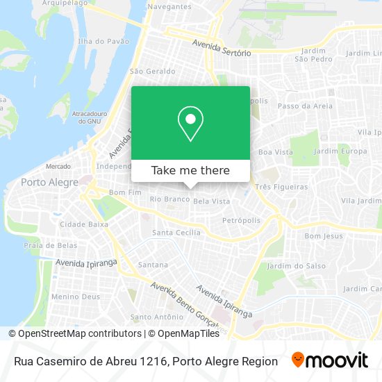 Rua Casemiro de Abreu 1216 map
