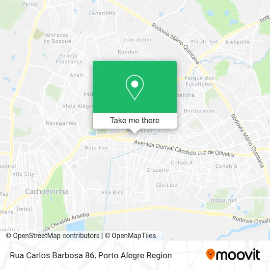 Rua Carlos Barbosa 86 map