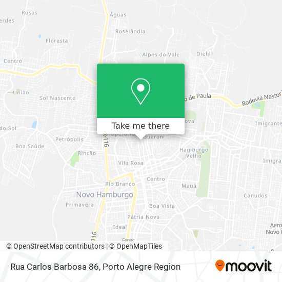 Rua Carlos Barbosa 86 map