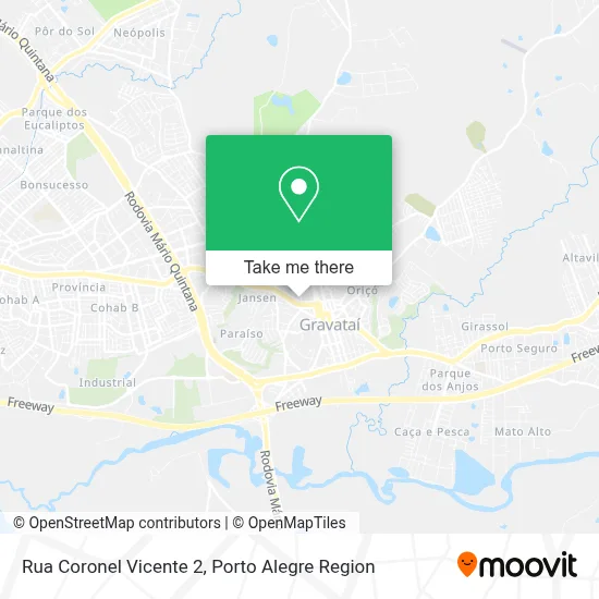 Rua Coronel Vicente 2 map