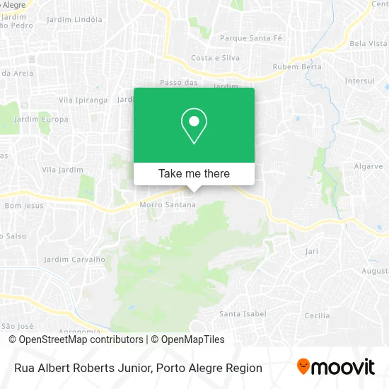 Rua Albert Roberts Junior map