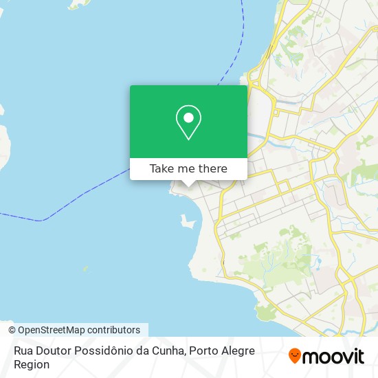 Mapa Rua Doutor Possidônio da Cunha