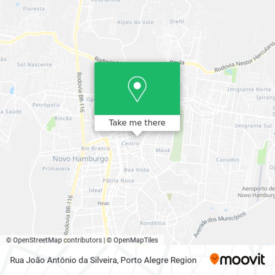 Rua João Antônio da Silveira map