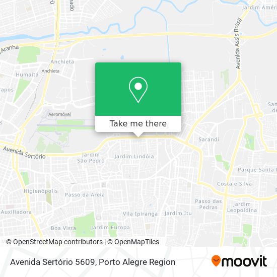 Avenida Sertório 5609 map