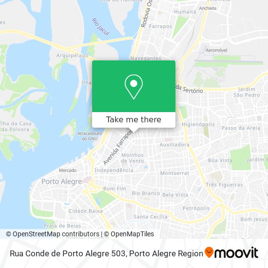 Mapa Rua Conde de Porto Alegre 503