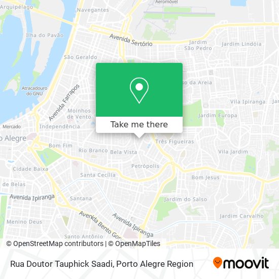 Rua Doutor Tauphick Saadi map