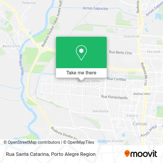 Rua Santa Catarina map