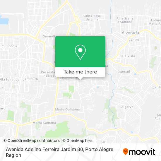 Avenida Adelino Ferreira Jardim 80 map