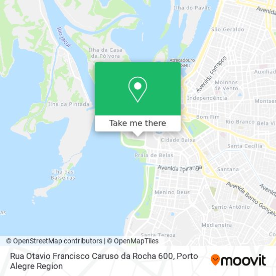 Mapa Rua Otavio Francisco Caruso da Rocha 600