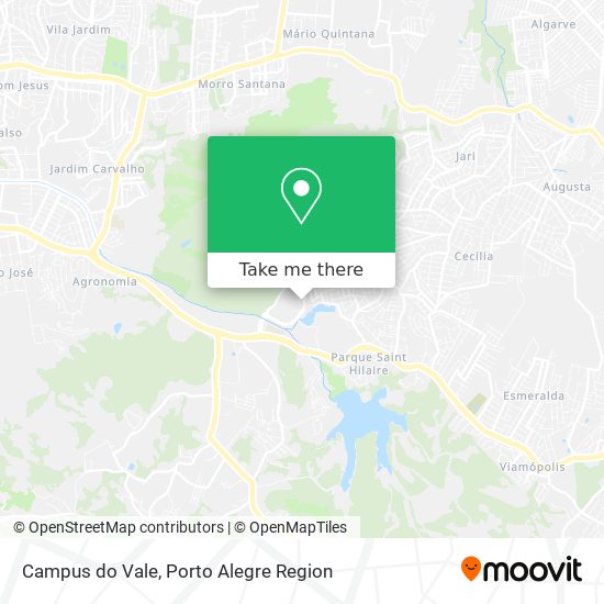 Campus do Vale map
