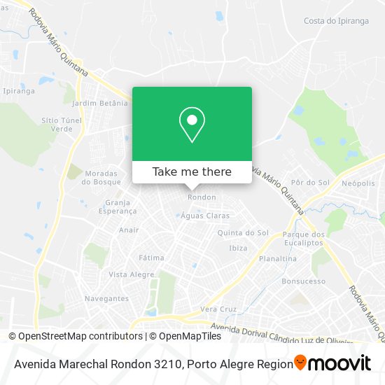 Avenida Marechal Rondon 3210 map