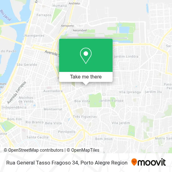 Rua General Tasso Fragoso 34 map