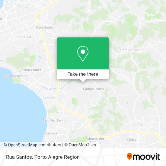 Rua Santos map