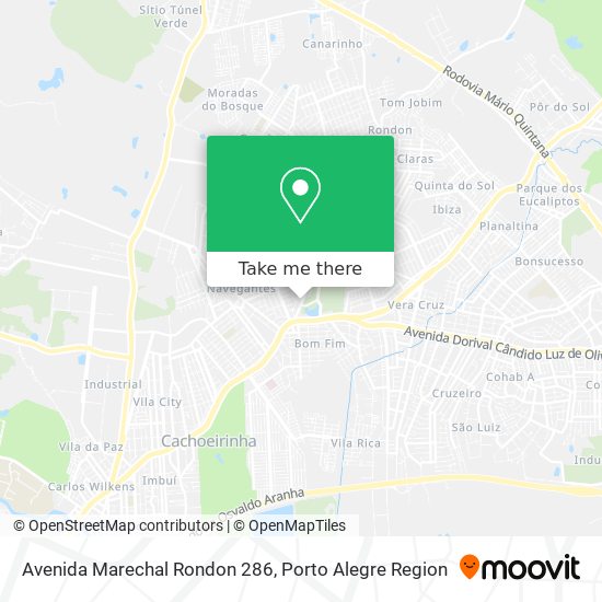 Avenida Marechal Rondon 286 map