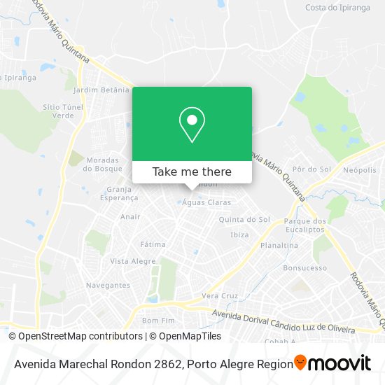 Avenida Marechal Rondon 2862 map