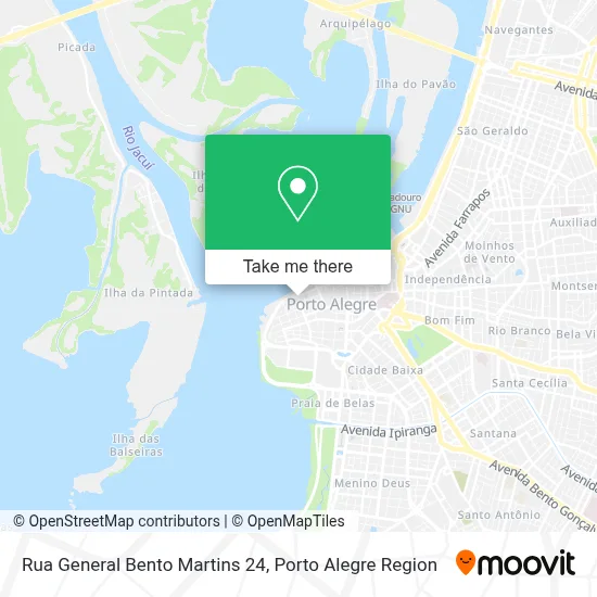 Rua General Bento Martins 24 map