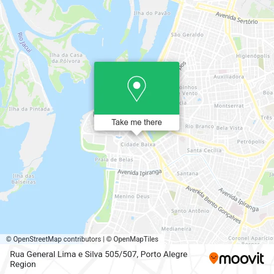Rua General Lima e Silva 505 / 507 map