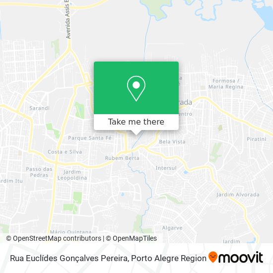 Rua Euclídes Gonçalves Pereira map
