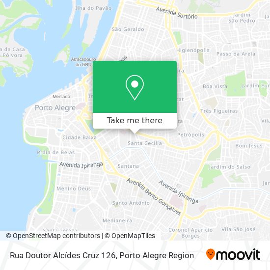 Rua Doutor Alcídes Cruz 126 map