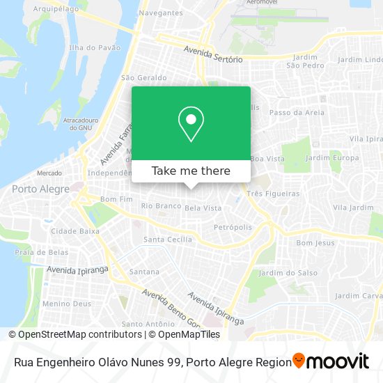 Mapa Rua Engenheiro Olávo Nunes 99