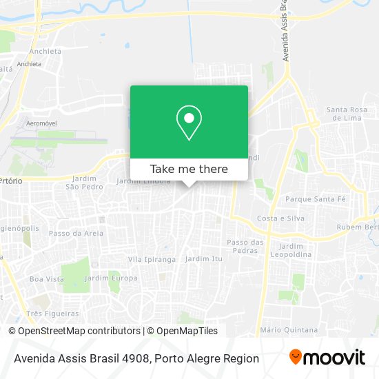 Avenida Assis Brasil 4908 map
