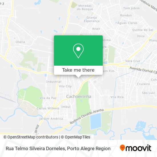 Rua Telmo Silveira Dorneles map