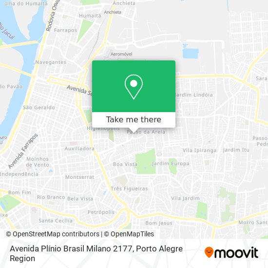Avenida Plínio Brasil Milano 2177 map