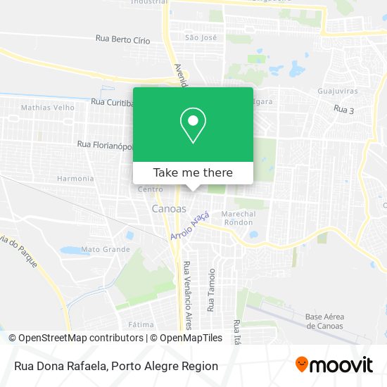 Mapa Rua Dona Rafaela