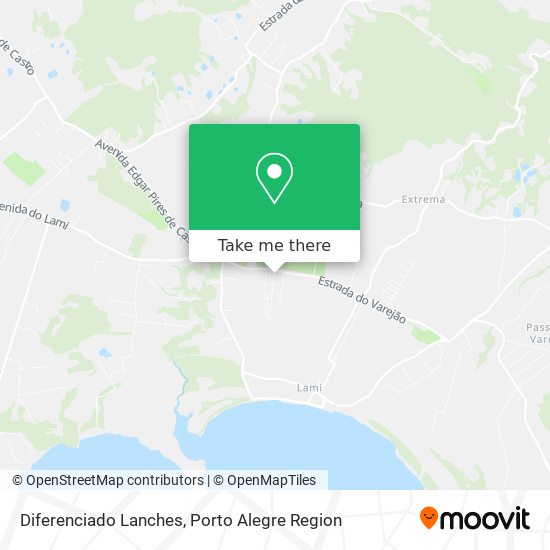 Diferenciado Lanches map