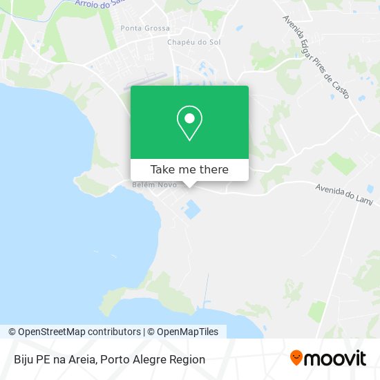 Biju PE na Areia map