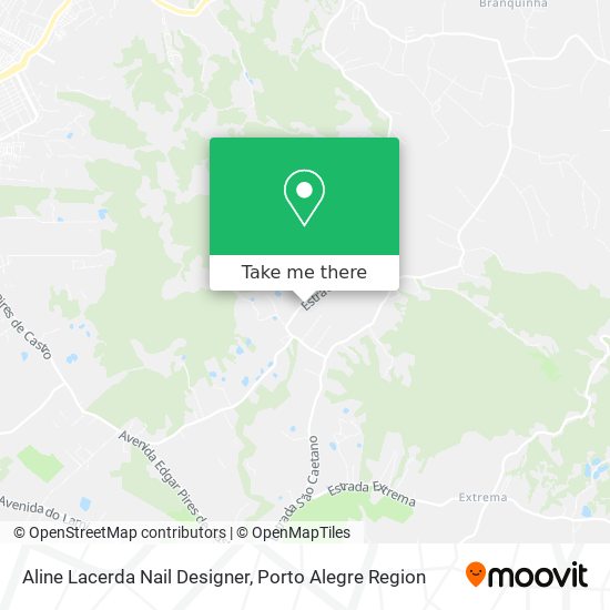 Aline Lacerda Nail Designer map