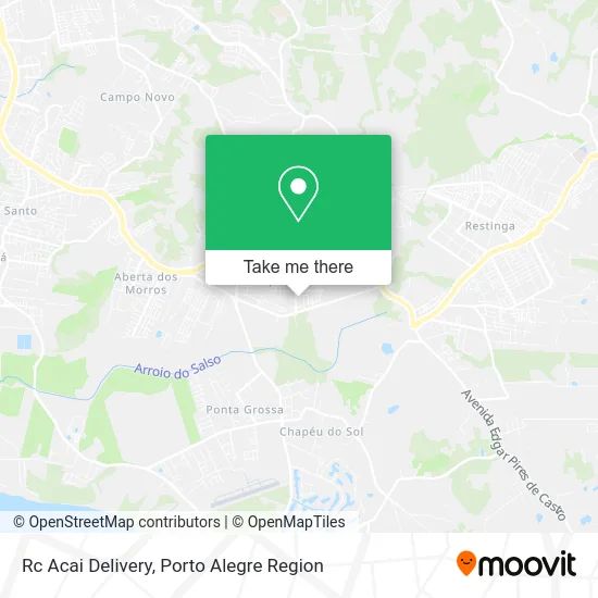 Rc Acai Delivery map