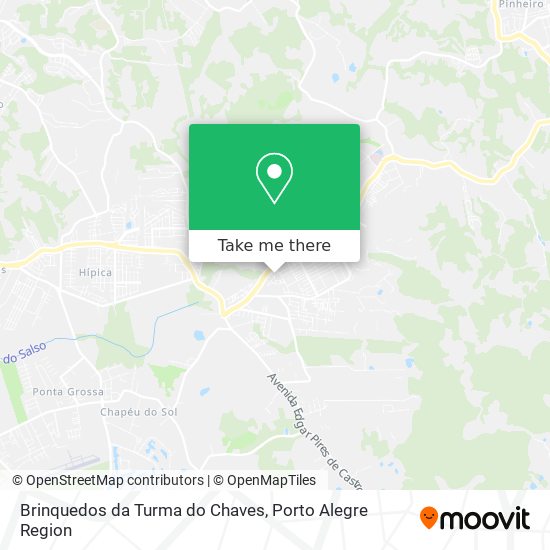 Mapa Brinquedos da Turma do Chaves