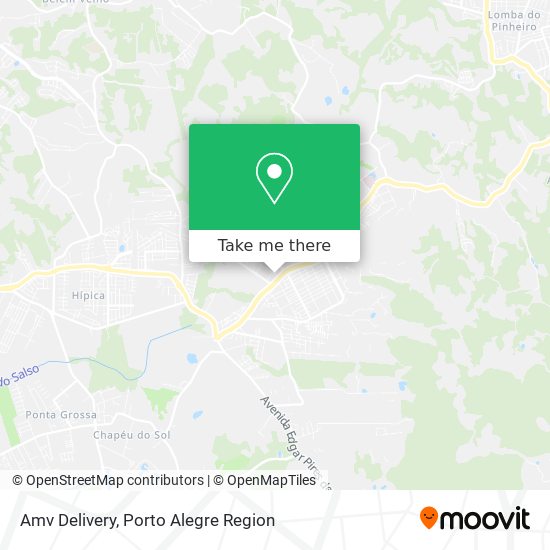 Amv Delivery map