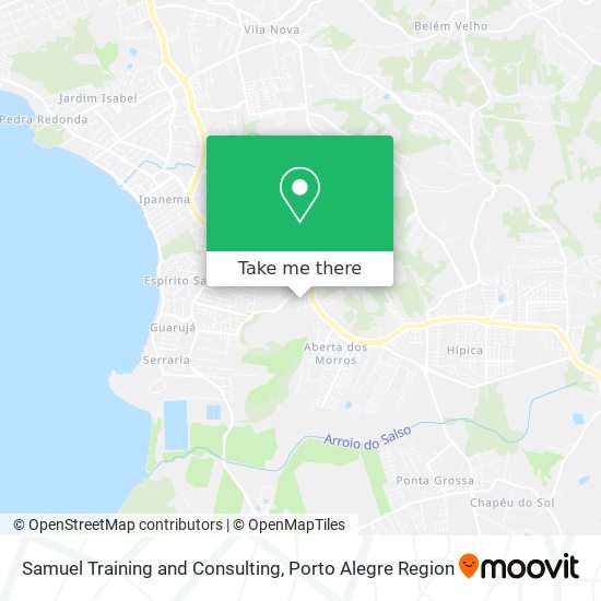 Samuel Training and Consulting map